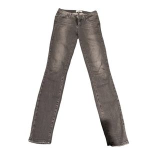 Paige gray denim‎ skinny high waist jeans